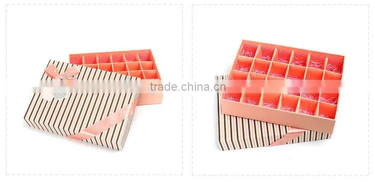 fancy paper chocolate gift packaging box