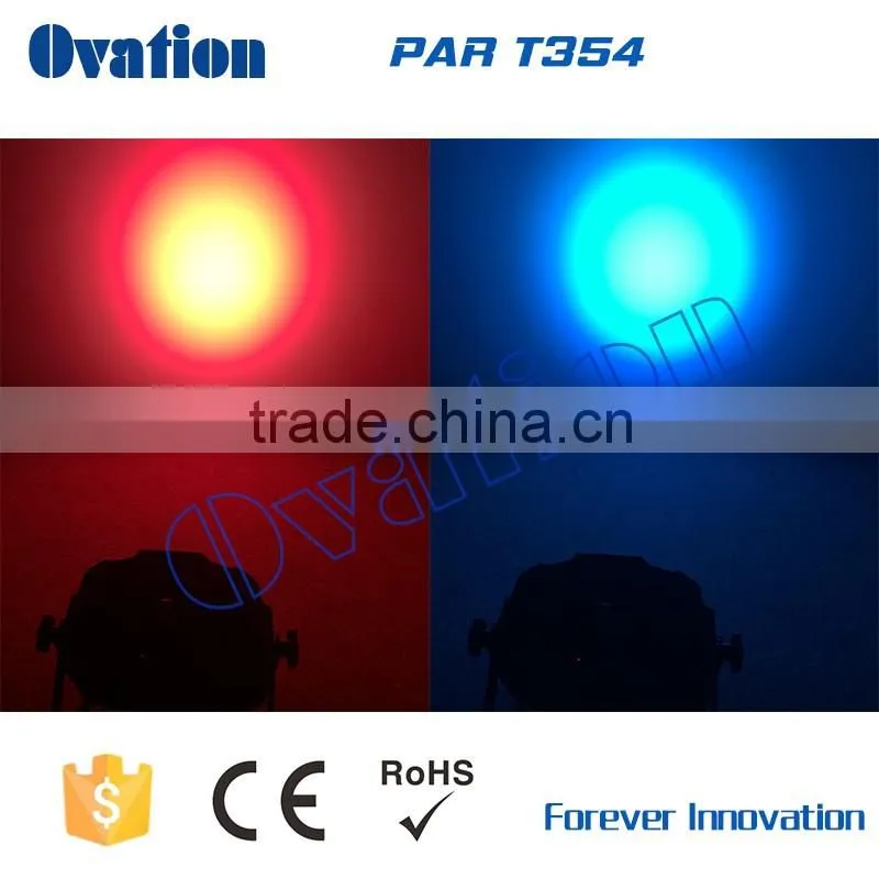Party Led par light 54*3W Leds (R:12 G:18 B: 18 W:6) 50000 hours lifespan with control panel digital display