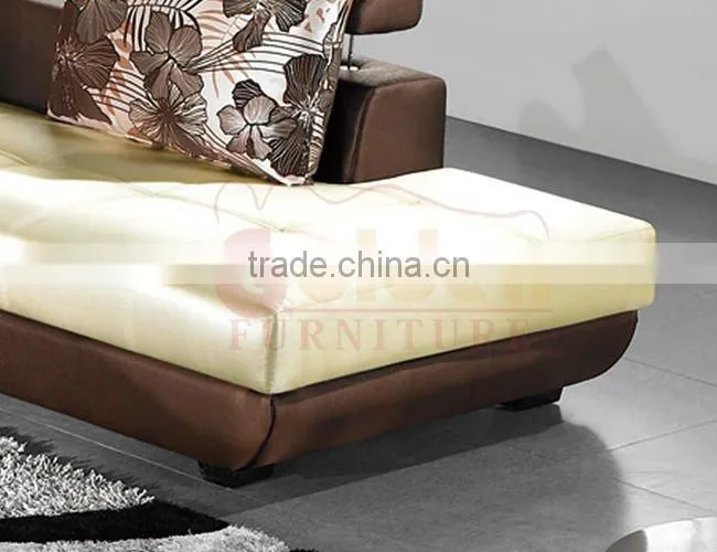 Modern Fabric Sectional Sofa Chaise Long Sofa