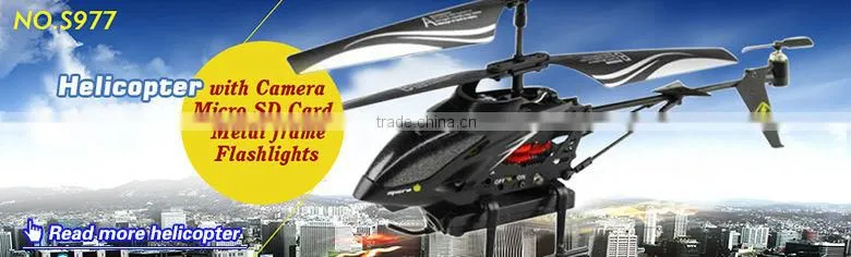 WL S977 3.5 CH Radio remote Control Metal Gyro rc Helicoptero With Camera