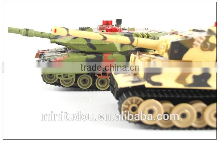 2014 NEW RC plastic toys rc combat tank RC tank (2pcs in a color box)