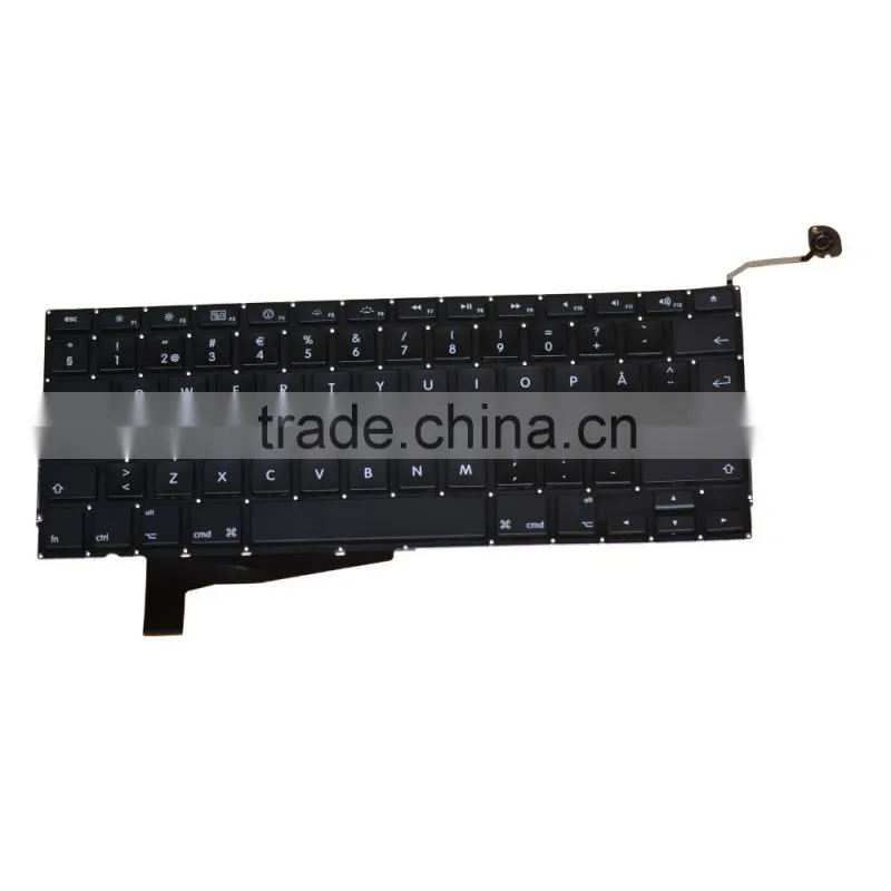 Swedish Laptop Keyboard Replacement 2008-2012 For Macbook Pro 15" A1286