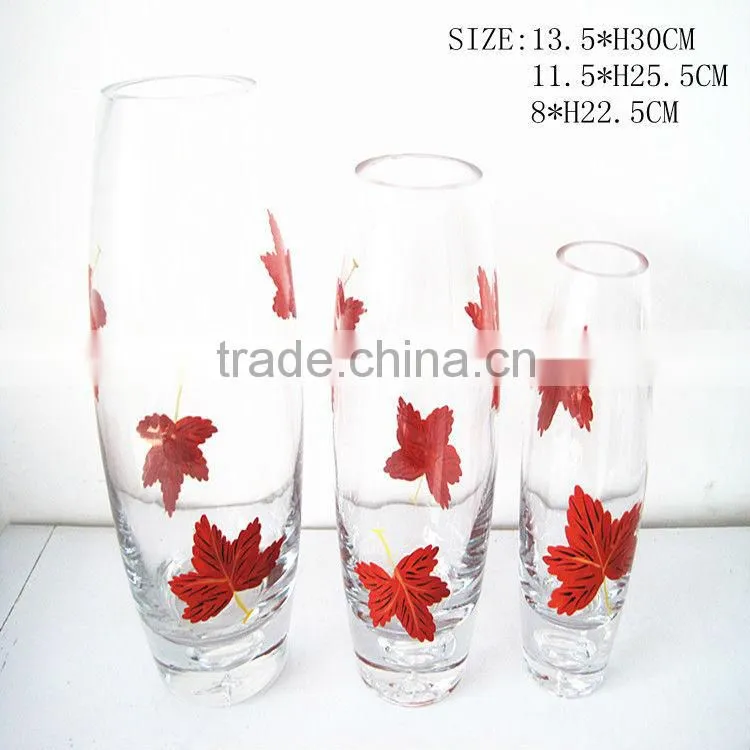 frosted glass vase glass decor vase glass vase