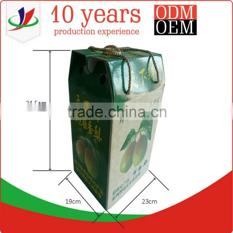 corrugated cardboard cartons for fresh vegetables and fruits