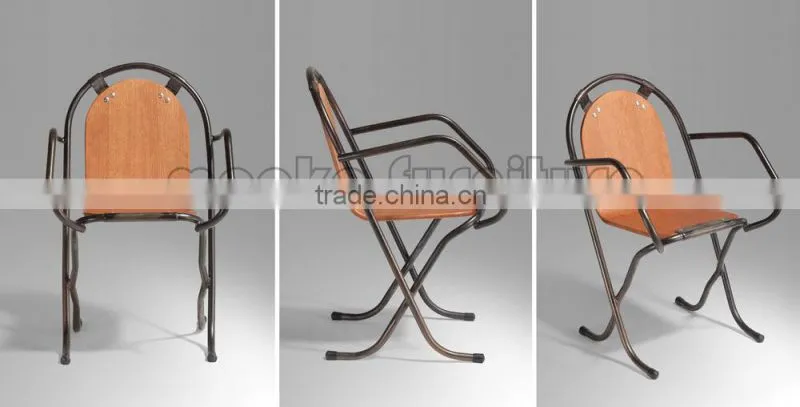 Stacking Chair/ A Bye Stacking Chair/Metal Stacking Chair/Vintage Stacking Chair