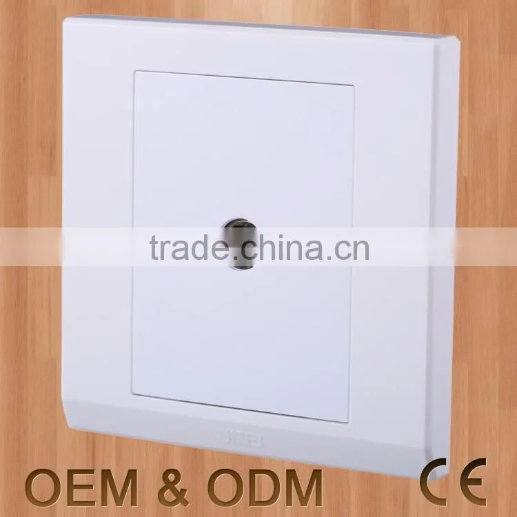 China suppliers wall mounted one gang satellite socket