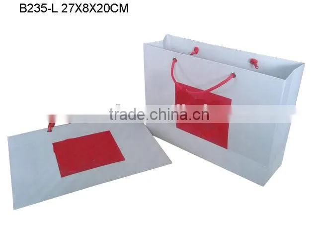 Beautiful Art Paper Jewelry Bag for Jewelry Box Printed Logo Manufacturers China B235-L