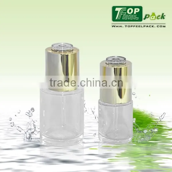 Beautiful shape 30ml glass serum bottle