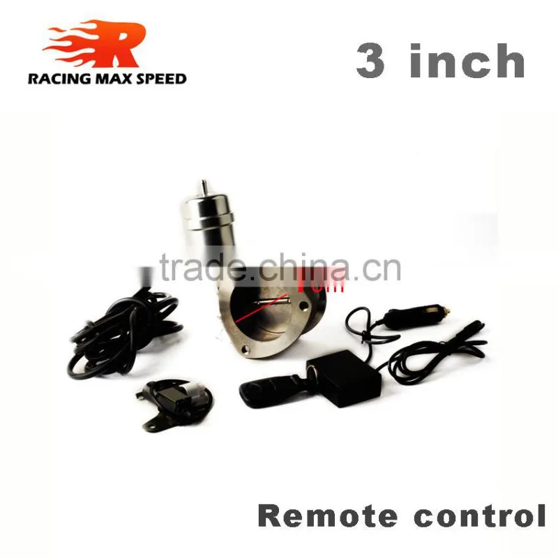 wholesales 3 inch exhaust cutout remote control with vacuum actuator exhaust valve,electric exhaust cutout