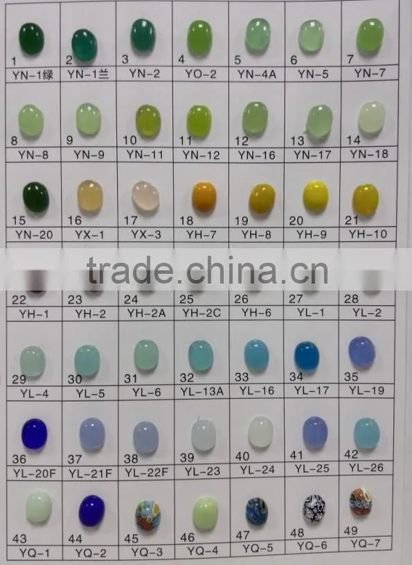 Synthetic 4*6mm Pear Shape Crystal Glass Gemstone with AAA