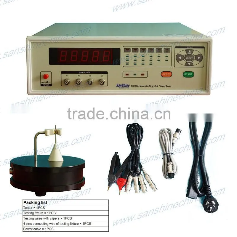 precision toroidal voltage sensor coil turns meter