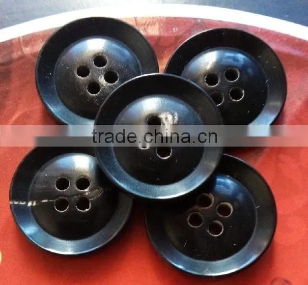 Sedex Audited Factory 2 Pillar ox horn button, buffalo horn button