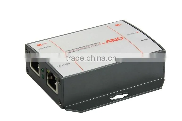 100m Fast Ethernet PoE extender support IEEE802.3af,15.4watts