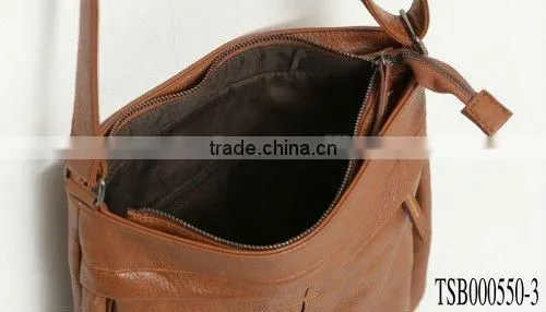 hot sale fashion men's leather messenger bag