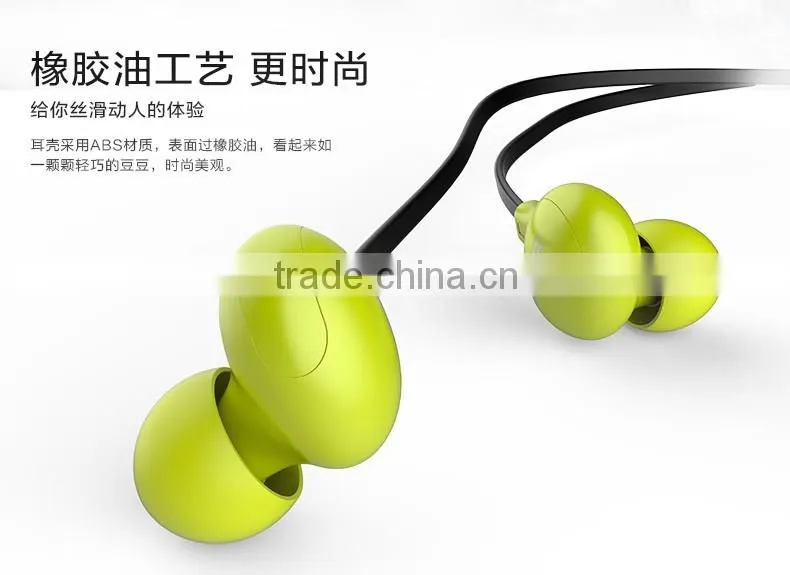 USAMS Ewave Series 1.2m Stereo Earphone Waterproof Sport Music in ear Headphone with Mic for Universal Mobile Phone MT-5284