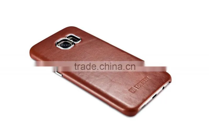 Icarer Vintage Series Real leather case for Samsung S7 edge/s7 Luxury full anti shock protective leather back cover for s7 edge