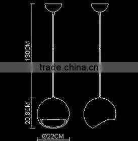 Indoor decorative lighting modern pendant lamp