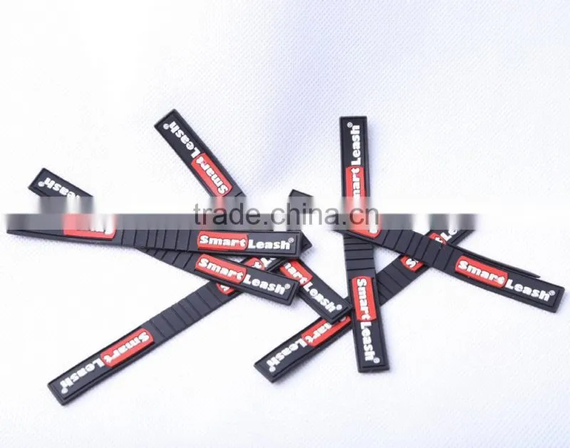 Wholesale custom pvc rubber name badge for garment
