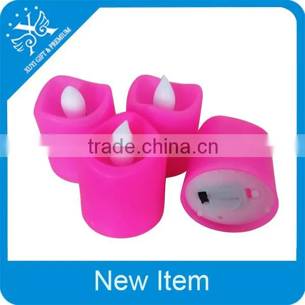 color change moving wick flameless remote control led candle