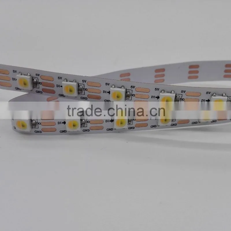 Addressable white led strip SK6812/ ws2812, 10 Pixels/m Digital Pixel LED Strip Light DMX512