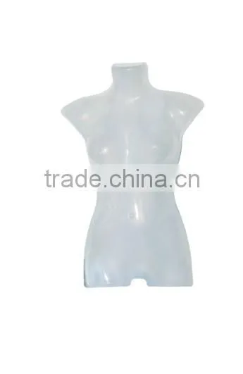cheap half-body female mannequin with head for swimsuit factory wholesale