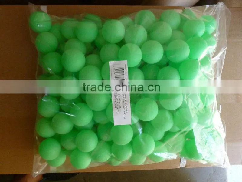 PP Plastic bulk packing 40mm seamless pingpong ball with customized logo printing