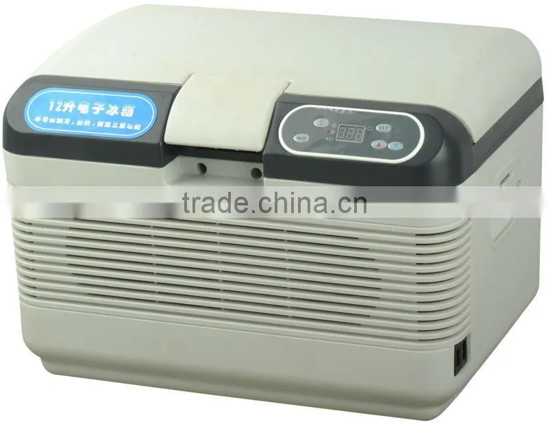 Fashion Style Semiconductor 12L Car Fridge for Office