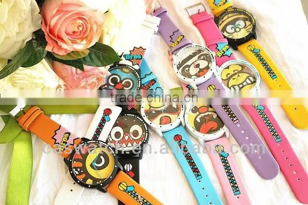 Fashion cool cute kids cartoon watch