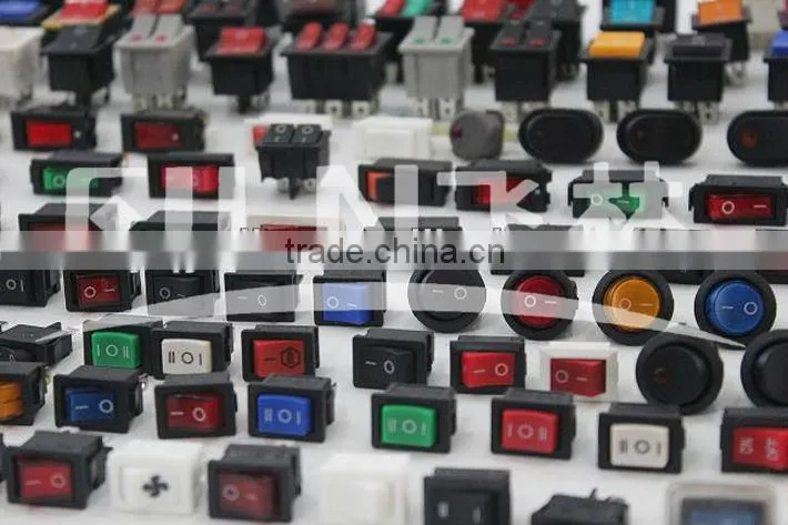 PA66 KCD1-103 3Pin ON OFF ON 10A Rocker Switch Panel Mounting