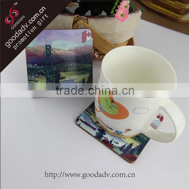Factory good quality custom personalised photo coasters
