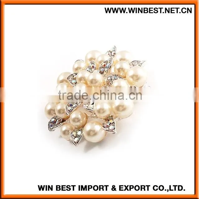 2015 Hot selling cheap rhinestone brooches in bulk, fashion brooch pin,metal brooch pin