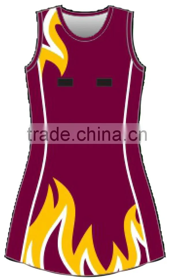 Sublimation popular wear netball dress