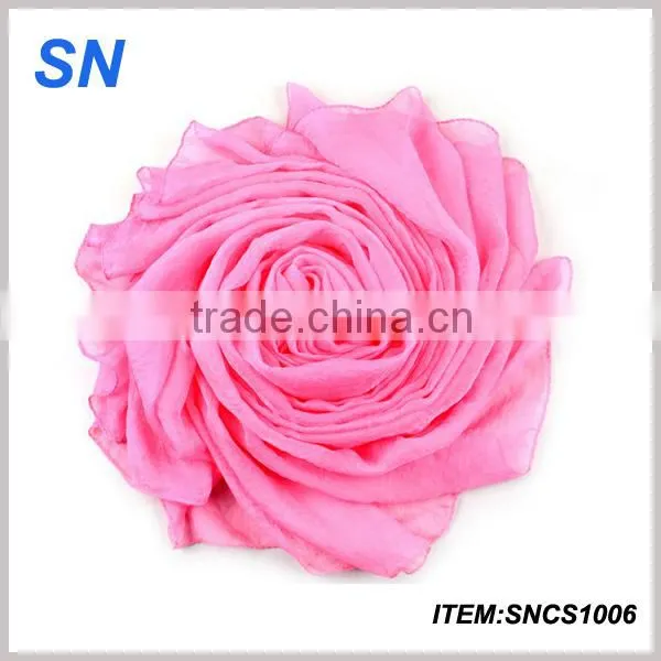 Alibaba china online shopping lady chiffon silk scarf