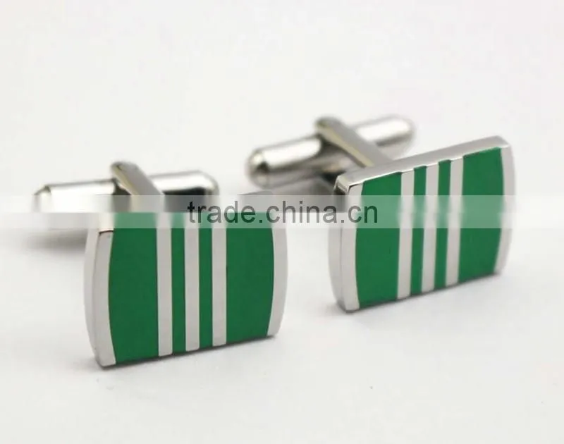 China Manufacturer 2016 Fashion Stainless Steel Shirts Cufflink