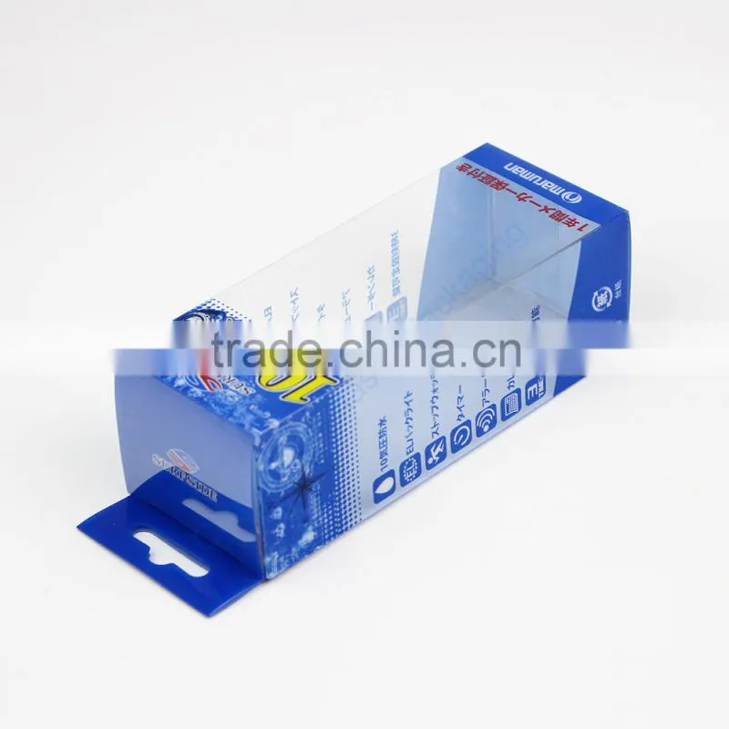 Customized Rectangular Watch Plastic Box Packaging