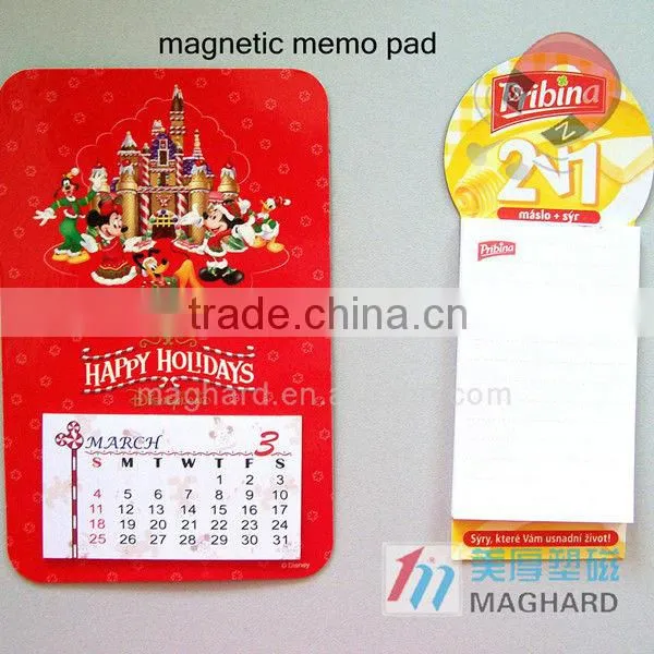 2015 newest hot selling Magnetic Memo Pad gift