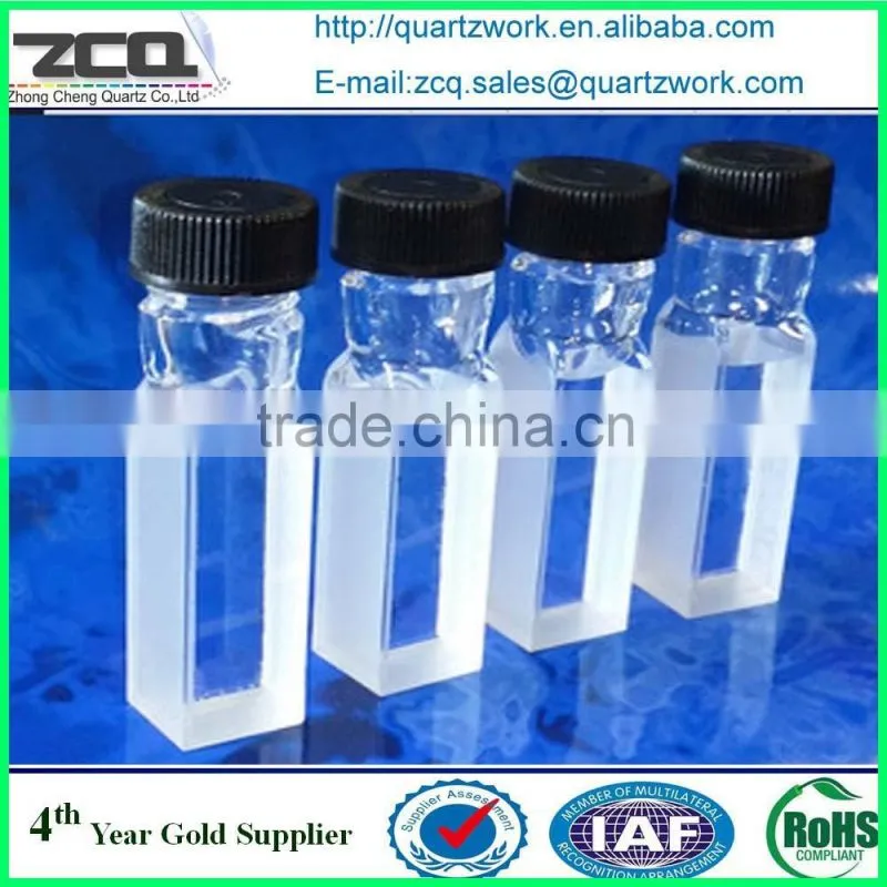 Spectrophotometer Quartz Cuvette for UV Absorbance Testing