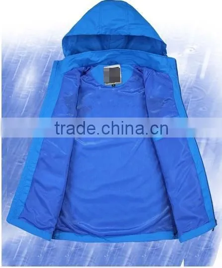 Explosion models sport coat male coat couple outdoor weatherproof clothing windbreaker coat matches