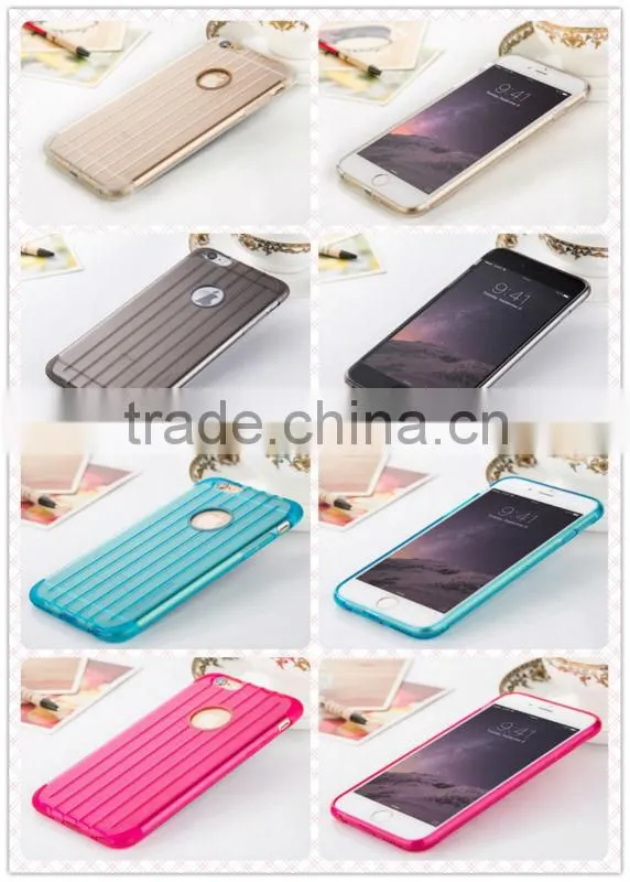 For iphone 6/plus Style case cover, Luggage TPU material