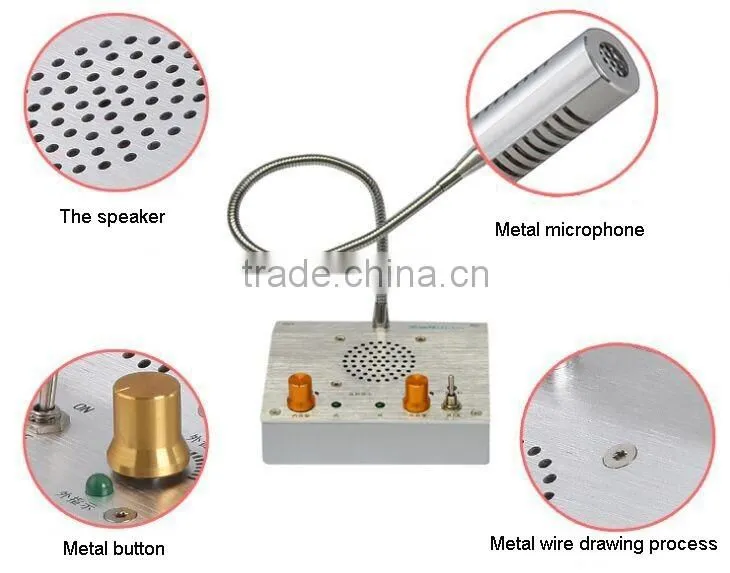 High-quality and waterproof office intercom system