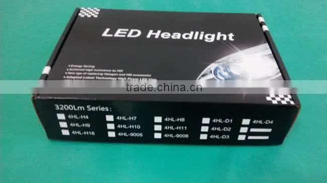 LED Headlight Kit - H11 LED Headlight Bulbs Conversion Kit with Built In Fan