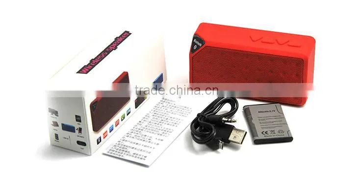 X3 Bluetooth Mini Wireless Speaker ,Mini USB Speaker with Microphone
