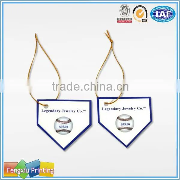 Black Color Private Hangtag Apparel Labels