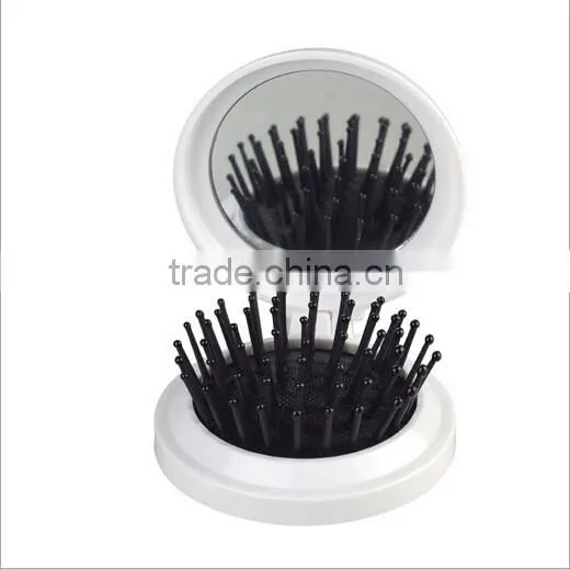 Wedding gift hand mirror pocket mirror with comb