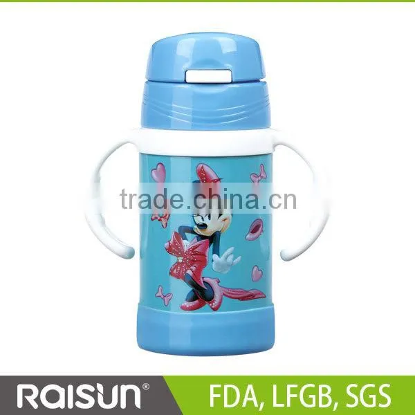 2014 Hot Sale Colorful Printing Children Bottle / Children Water Bottle Bpa Free