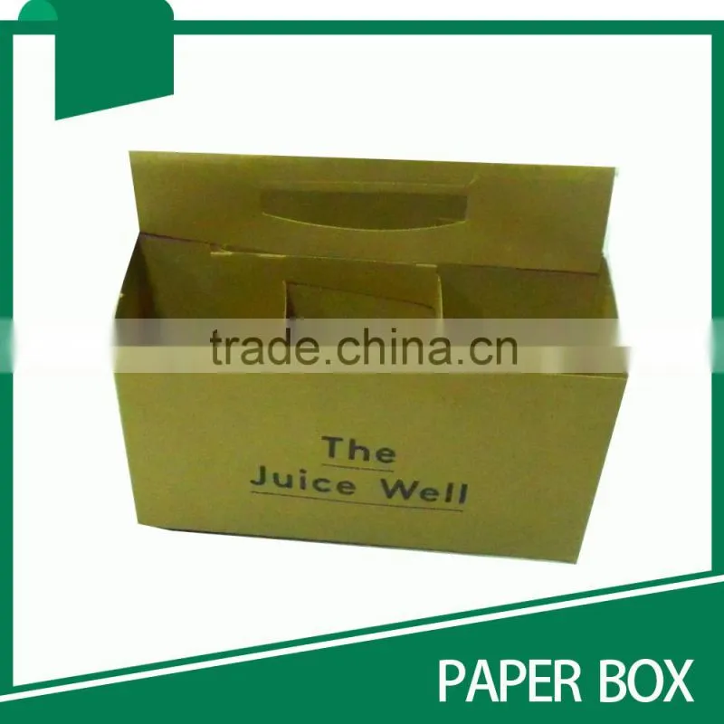 2015 BROWN COLOR 6 PACK BOTTLE PACKAGING BOX