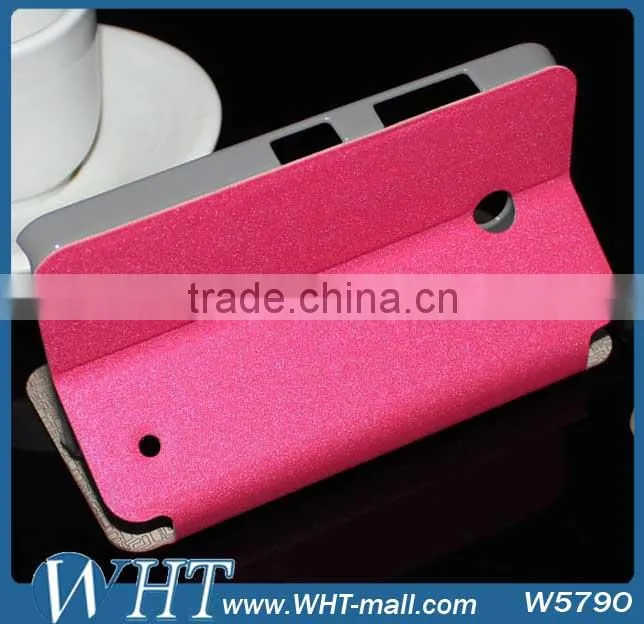 Luxury Flip Cover Case for Nokia Lumia 530, PU leather for Nokia Lumia 530 Case with Window