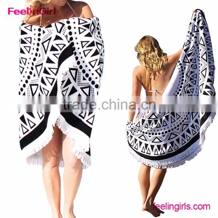Summer Beach Cover Up Indian Mandala Tapestry Beach Dress
