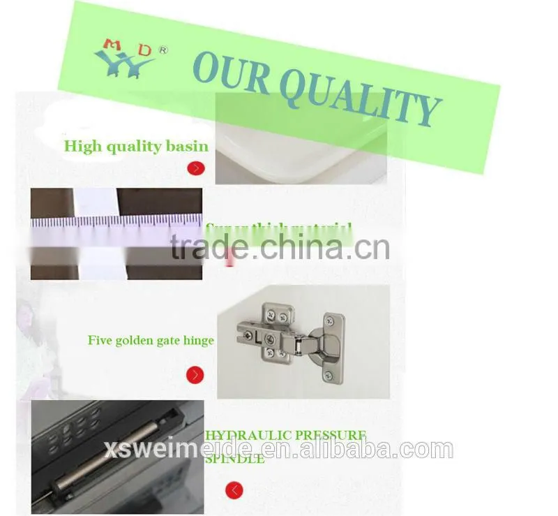 Popular White PVC Bathroom Cabinet(WMD-228)