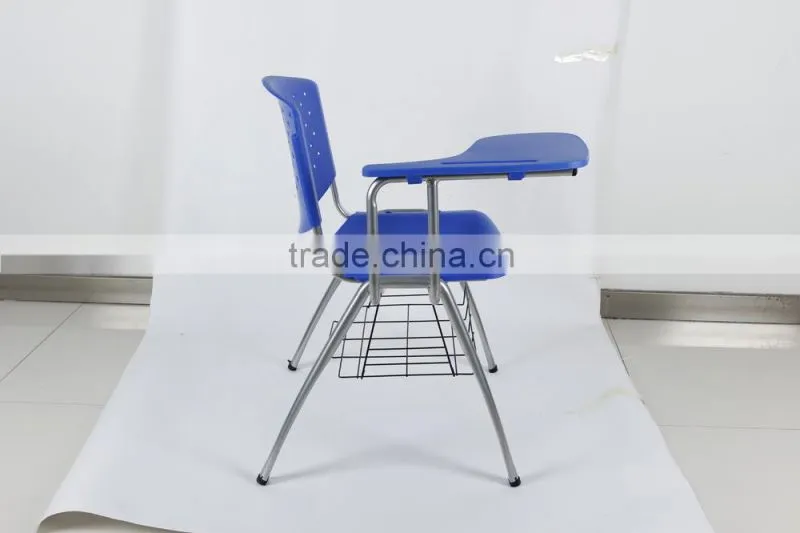 School Furniture Single Desk and Chair /school chair with writing board1008
